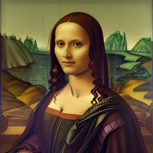 image with base AI prompt to capture the painting style