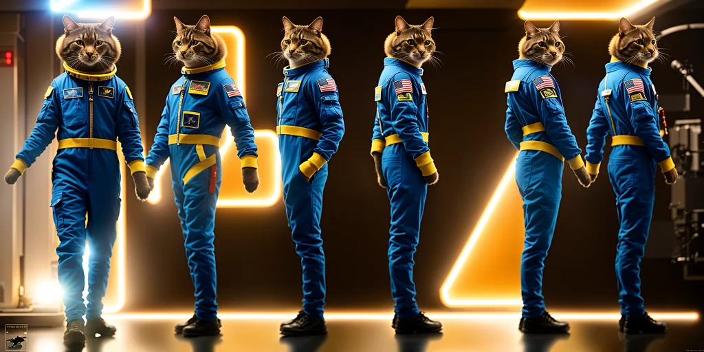 cat astronaut