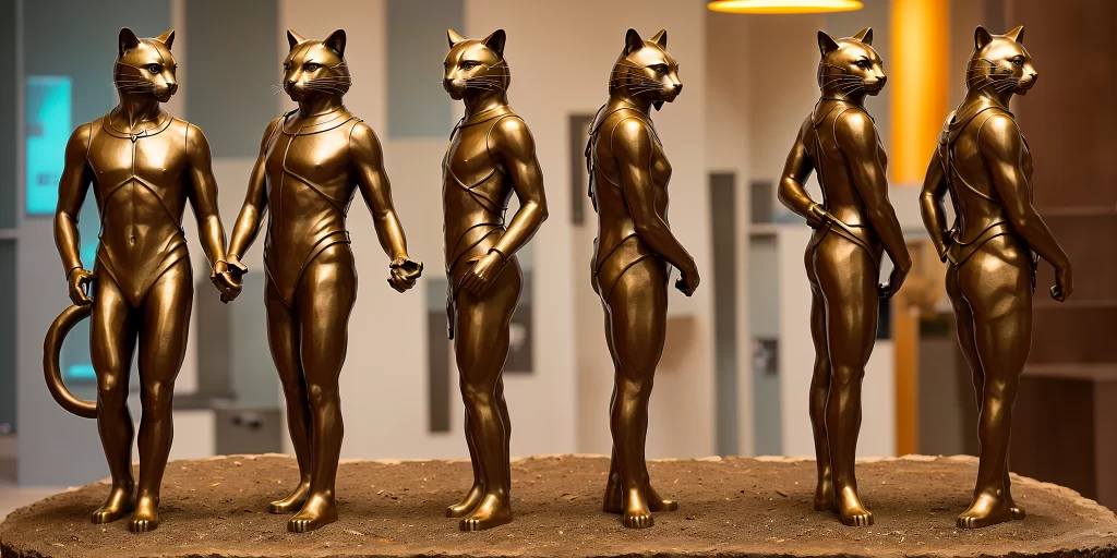 cat bronzes